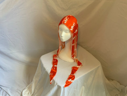 Bright Orange Wavo Custom Durag